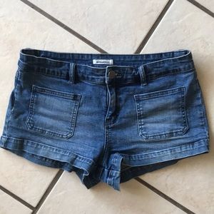 Denim shorts